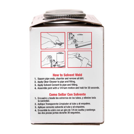 Oatey Handy Pack Clear/Black Cement and Cleaner For ABS 2 pk, Pack of 12