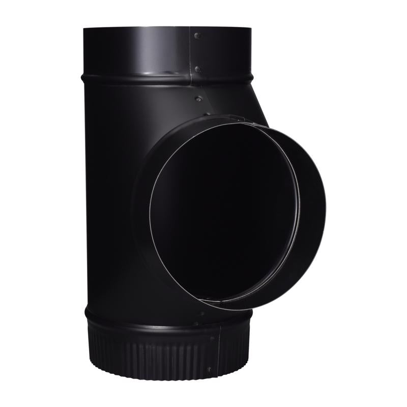 Imperial 6 in. X 6 in. X 6 in. Steel Stove Vent Single Tee