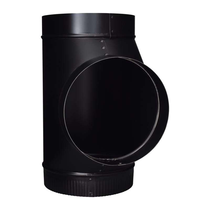 Imperial 8 in. X 8 in. X 8 in. Steel Stove Vent Single Tee