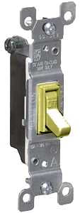 Leviton M25-01451-2IM Series Switch, Ivory, 15 A, 120 V, Push-In Terminal, 4.2 in L x 1.31 in W Dimension