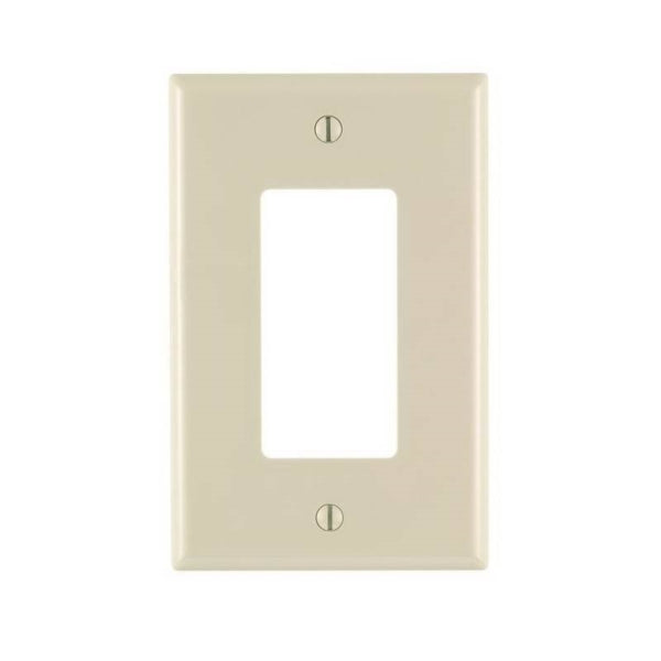Leviton M56-0PJ26-0TM Wallplate Pack, 4.88 in L, 3.13 in W, 1-Gang, Nylon, Light Almond