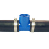 Apollo Blue Twister 1 in. Insert in to X 1 in. D Insert Polypropylene Tee 1 pk