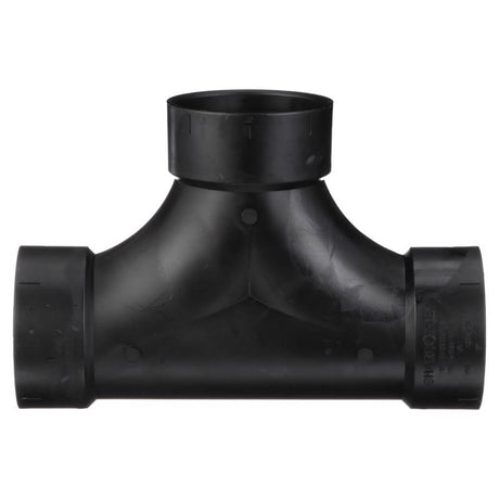 Charlotte Pipe 3 in. Hub X 3 in. D Hub ABS Flush Cleanout Tee