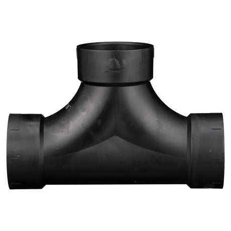 Charlotte Pipe 3 in. Hub X 3 in. D Hub ABS Flush Cleanout Tee