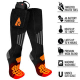ActionHeat AH-SK-AA-03-S-M Heated Socks, Unisex, S/M, Cotton/Spandex/Wool, Black, Pack of 3