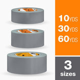 3M Scotch 1.88 in. W X 60 yd L Gray Duct Tape, Pack of 9