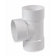 NDS Schedule 35 6 in. Hub each X 6 in. D Hub PVC Straight Tee 1 pk