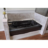 Oatey 2  H X 15 in. W X 15 in. L Black Adjustable Bathtub Protector