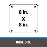 Oatey Retro Master 8 in. W X 8 in. L Rubber Roof Flashing Black