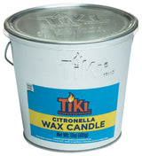 Tiki 1412110 Citronella Wax Candle with Handle, Citronella, 17 oz, Pack of 6