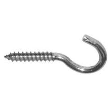 Reliable SCHZ234MR Series Screw Hook, 22 mm Opening, Zinc, Pack of 5