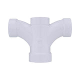 Charlotte Pipe Schedule 40 2 in. Hub X 1-1/2 in. D Hub PVC Cross 1 pk