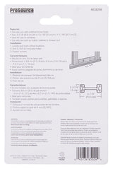 ProSource 20902BBB-PS Sash Lift, 3-7/8 in L Handle, Zinc, Polished Brass