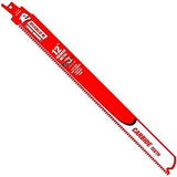 Diablo DS1210CF Series Reciprocating Saw Blade, Applicable Materials: Metal, 12 in L, 10 TPI, Carbide Cutting Edge, 1/PK