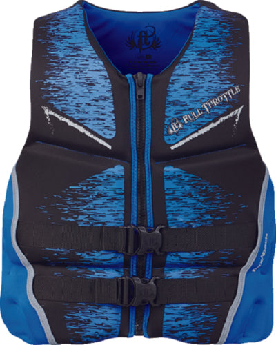 Full Throttle 14250050006019 Adult Mens Rapid-Dry Flex Back Vest, 2XL, Blue