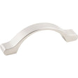 KasaWare K8683SN-8 Cabinet Pull, 4-1/16 in L Handle, 1-1/8 in Projection, Zinc, Satin Nickel