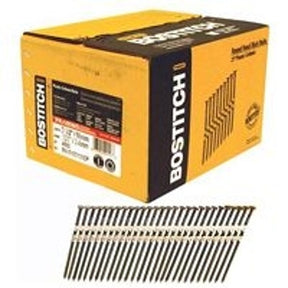 Bostitch RH-S16D131EP/X Series Framing Nail, Plastic Strip Collation, 3-1/2 in L, 11 Gauge, Steel, Full Round Head