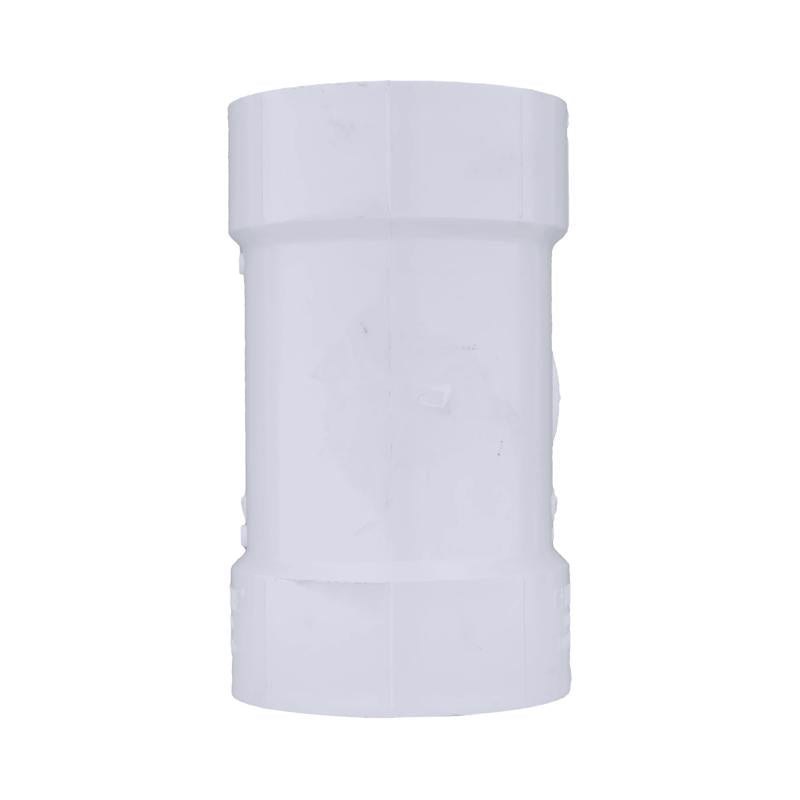 Charlotte Pipe 4 in. Hub X 4 in. D Hub PVC Cleanout Tee 1 pk