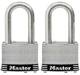 Master Lock 1SSTLFHC Padlock Set, Keyed Alike Key, 5/16 in Dia Shackle, 1-1/2 in H Shackle, Stainless Steel Shackle