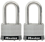 Master Lock 1SSTLFHC Padlock Set, Keyed Alike Key, 5/16 in Dia Shackle, 1-1/2 in H Shackle, Stainless Steel Shackle