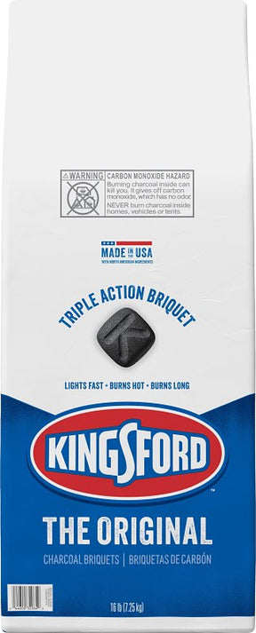 Kingsford The Original Series 10044600321032 Charcoal Briquette, 16 lb Bag