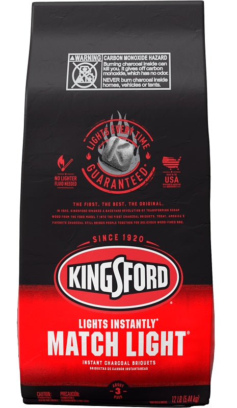 Kingsford 32090 Charcoal Briquette, 12 lb Bag