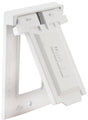 Bell Outdoor 5103-1 Cover, 4-9/16 in L, 2-13/16 in W, 1-Gang, Aluminum, White, Powder-Coated