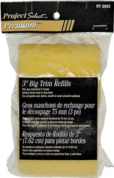 Linzer RT3082 Roller Cover, Yellow, 3 in L, Foam Cover, 12/PK, Pack of 12