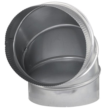 Imperial 9 in. D X 9 in. D Adjustable 90 deg Galvanized Steel Furnace Pipe Elbow, Pack of 8
