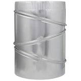 Imperial 9 in. D X 9 in. D Adjustable 90 deg Galvanized Steel Furnace Pipe Elbow, Pack of 8