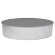 Imperial 7 in. D Galvanized Steel Pipe End Cap