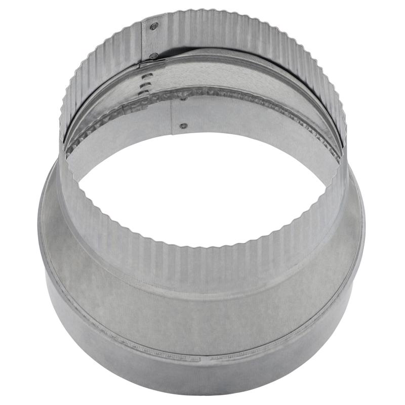 Imperial 9 in. D X 8 in. D Galvanized Steel Furnace Pipe Reducer
