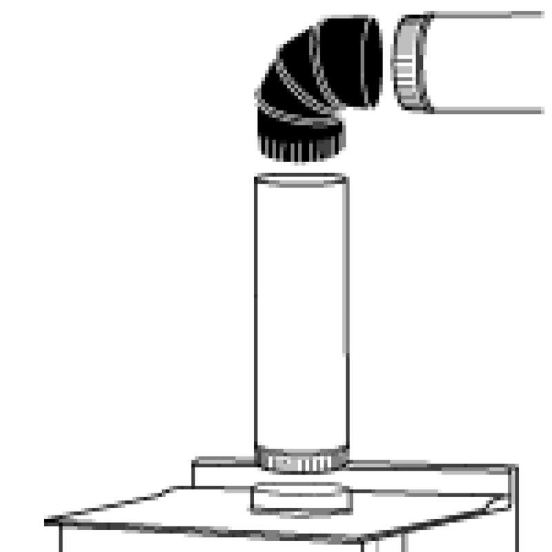 Imperial 5 in. D X 5 in. D Adjustable 90 deg Galvanized Steel Stove Pipe Elbow, Pack of 4