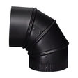 Imperial 7 in. D X 7 in. D Adjustable 90 deg Galvanized Steel Stove Pipe Elbow, Pack of 4