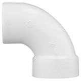 Charlotte Pipe Schedule 40 3 in. Hub X 3 in. D Hub PVC Street Elbow 1 pk