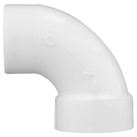 Charlotte Pipe Schedule 40 3 in. Hub X 3 in. D Hub PVC Street Elbow 1 pk