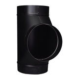 Imperial 7 in. X 7 in. X 7 in. Steel Stove Vent Single Tee