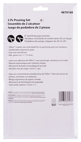 Landscapers Select GP1296+GP1297 Pruning Shear Set, 1/2 in Cutting Capacity, Steel Blade, Plastic Handle, 8-1/2 in OAL