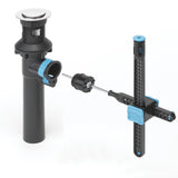 OakBrook Chrome Modern Two-Handle Bathroom Sink Faucet 4 in.