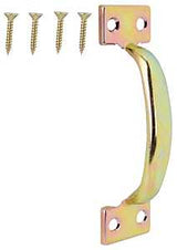 ProSource 20911CZB-PS Door Pull, 1-1/2 in W, 5-3/4 in D, 1-3/8 in H, Steel, Dichromate