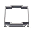 Cantex EZ Box New and Old Work Square PVC 2 gang Box Extension Gray