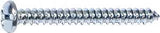 Midwest Fastener 03182 Screw, #8 Thread, Coarse Thread, Pan Head, Diamond Point, 100/PK, 2 in L Under Head