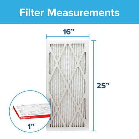 Filtrete 16 in. W X 25 in. H X 1 in. 1000 MPR Pleated Allergen Air Filter 1 pk, Pack of 4