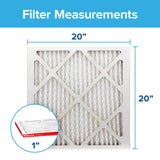 Filtrete Allergen Defense 20 in. W X 20 in. H X 1 in. 1000 MPR Pleated Air Filter 1 pk, Pack of 4