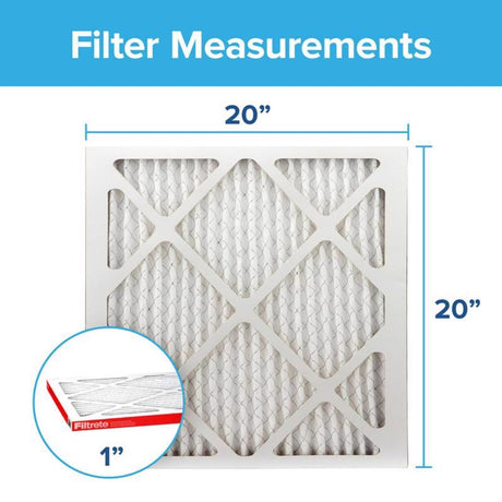 Filtrete Allergen Defense 20 in. W X 20 in. H X 1 in. 1000 MPR Pleated Air Filter 1 pk, Pack of 4