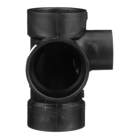 Charlotte Pipe 3 in. Hub X 3 in. D Hub ABS Sanitary Tee