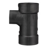 Charlotte Pipe 3 in. Hub X 3 in. D Hub ABS Sanitary Tee