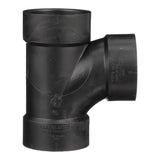 Charlotte Pipe 3 in. Hub X 3 in. D Hub ABS Sanitary Tee