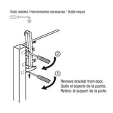 Prime-Line N 6602 Roller Assembly, 7/8 in Dia Roller, 1/4 in W Roller, Nylon, Brown, 1-Roller, 60 lb, Top Mounting