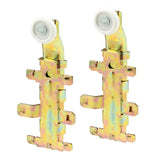 Prime-Line N 6602 Roller Assembly, 7/8 in Dia Roller, 1/4 in W Roller, Nylon, Brown, 1-Roller, 60 lb, Top Mounting